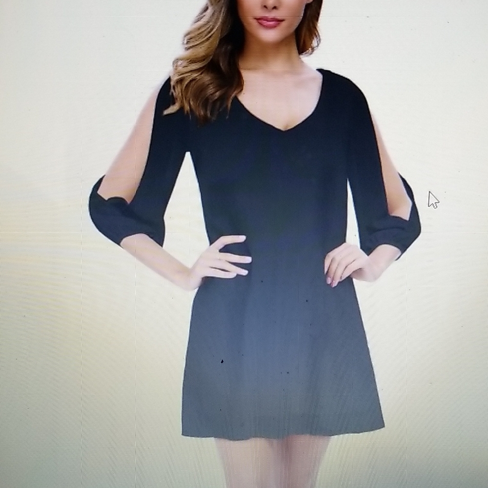 Shy Velvet V Neck Chiffon Party Dress Size XL